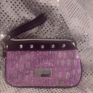 Betsy Johnson sparkly wristlet